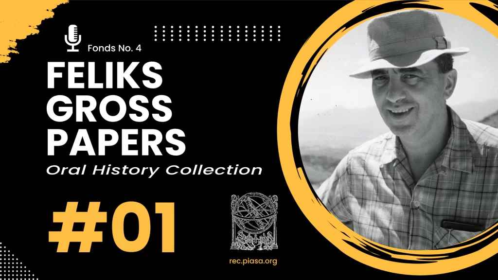 01 Feliks Gross Oral History Collection