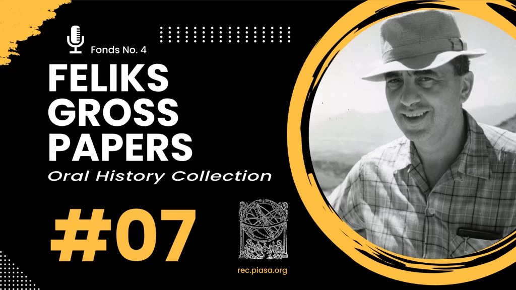 07 Feliks Gross Oral History Collection